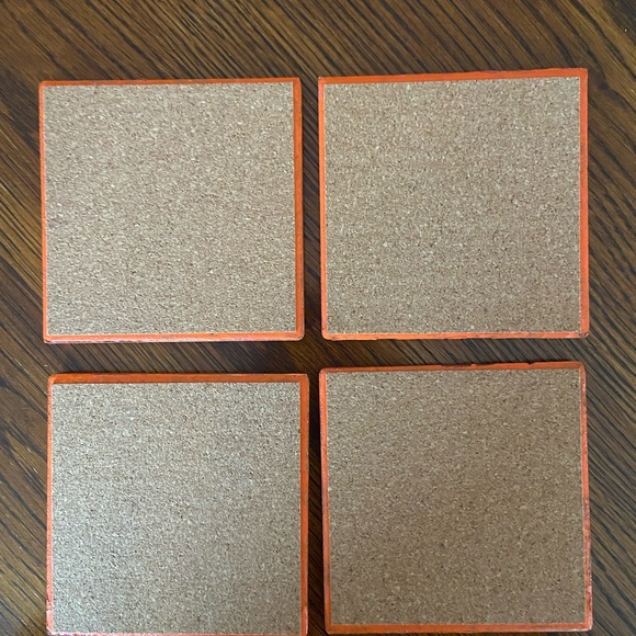 Colorful Abstract Coasters Set - Picture 2 of 2